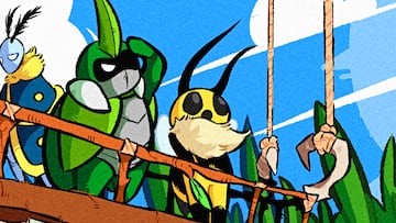 bug fables juegos como hollow knight insectos juegos como paper mario rpg 2d 2 dimensiones bug fables ultimo retoño