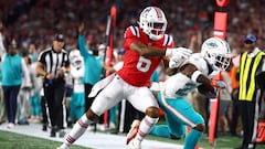 La NFL dio a conocer a los jugadores del mes de septiembre. El cornerback colombiano Christian Gonzalez, de los Patriots, fue nombrado novato defensivo.