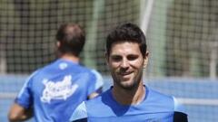 Jaime Gavil&aacute;n en un entrenamiento