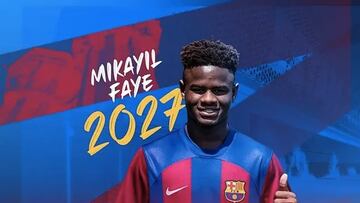 Oficial: Faye, nuevo jugador del Barça con una cláusula de 400M€