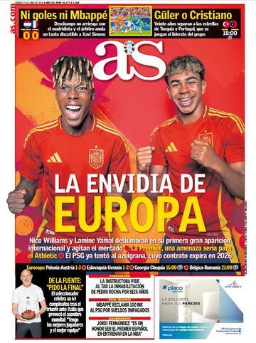 Las portadas de AS de junio