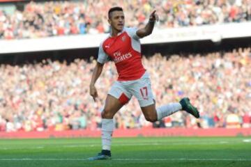 Alexis Sánchez: 19 goles en Arsenal (Inglaterra).