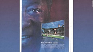 Pelé is suing Samsung for one of their adverts for new TVs