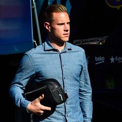 Ter Stegen en el Camp Nou: amenaza con irse si no es titular