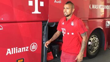 Arturo Vidal viaja con Bayern y podría jugar la Supercopa