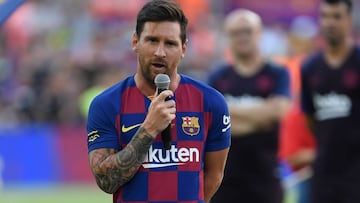 ¿Quién dijo miedo? El órdago de Messi en su discurso del Gamper