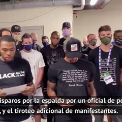Histórico boicot de los Bucks en la NBA: un comunicado más que aplaudido