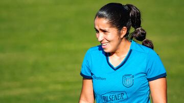 Ámbar Torres, jugadora de la Selección de Ecuador