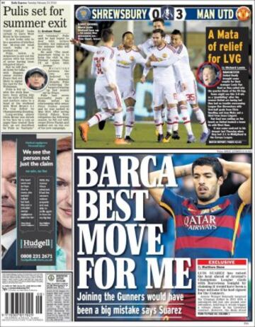 Portadas de la prensa mundial