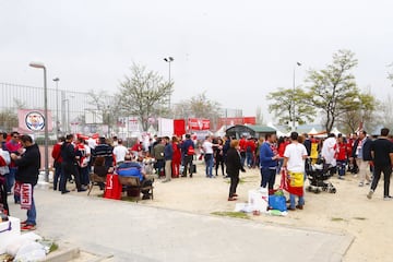 El ambiente previo de la final de Copa en las Fan Zones