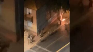 ¡Tenista estadounidense grabó el disparo de un carabinero!