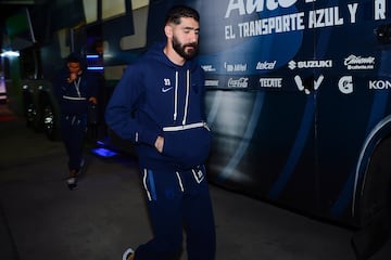      Gil Alcala of Pumas during the 2nd round match between Atletico San Luis and Pumas UNAM as part of the Torneo Clausura 2024 Liga MX at Alfonso Lastras Stadium on January 19, 2024 in San Luis Potosi, Mexico.