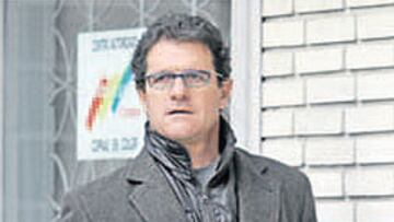 <b>AGENTE DOBLE. </b>Capello salió diez minutos más tarde que Galliani para despistar, pero no coló.