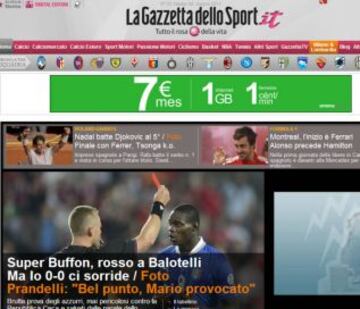 Portadas de la prensa extranjera