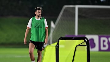 Msakni, en un entrenamiento.