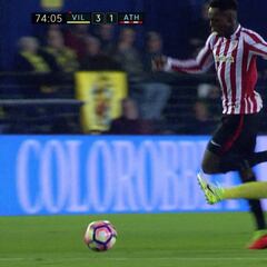 La roja más merecida de LaLiga: salvaje entrada a Iñaki Williams