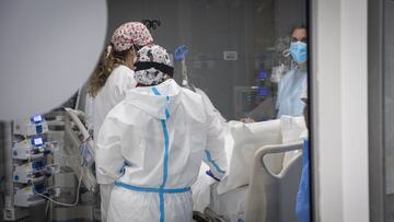 UCI - - General view of Emergency Hospital Enfermera Isabel Zendal in Madrid on Monday, 22 February 2021.