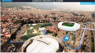 Este podría ser el nuevo estadio El Campín de Bogotá