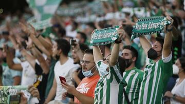 Aficionados del Betis.
