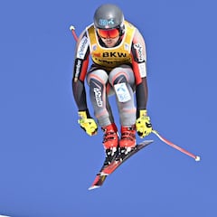 Victoria del noruego Aamodt Kilde en el descenso de Wengen