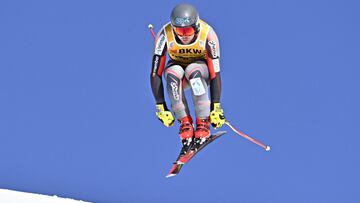 Victoria del noruego Aamodt Kilde en el descenso de Wengen