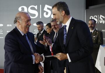 Premio decenio 2007-2017. Vicente del Bosque, entrenador de la selección española de fútbol campeona del mundo en el Mundial de Suráfrica 2010.