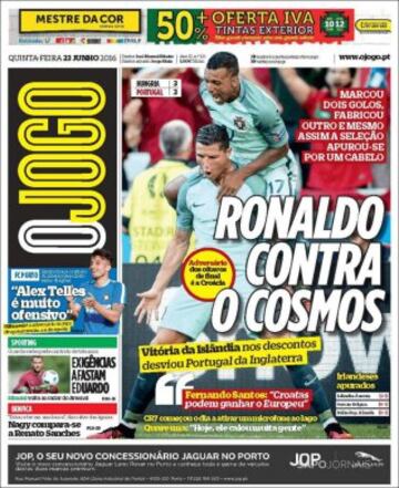 Portadas de la prensa mundial