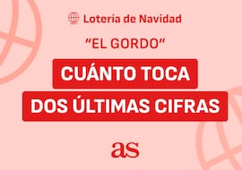 ¿Cuánto me toca si tengo las dos últimas cifras de ‘El Gordo’ de la Lotería de Navidad?