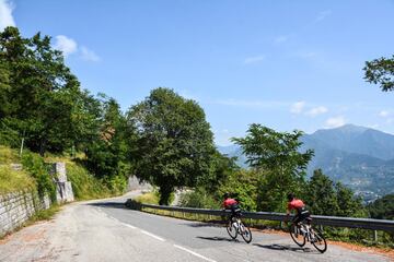 Nairo Quintana entrena en las carreteras de Mónaco tras volver a Europa en el vuelo del deporte colombiano. El ciclista del Arkéa-Samsic piensa en el Tour de Francia.