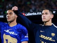 Soccer Football - Liga MX - Pumas UNAM v Santos Laguna - Estadio Olimpico Universitario, Mexico City, Mexico - January 30, 2026 Pumas UNAM's Uriel Antuna before the match REUTERS/Eloisa Sanchez