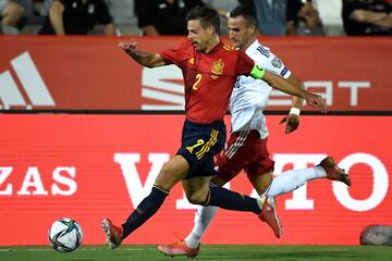 César Azpilicueta y Vladimer Mamuchashvili.