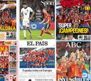 Invencibles, Reyes de Europa... Las portadas del triunfo de España en la Euro