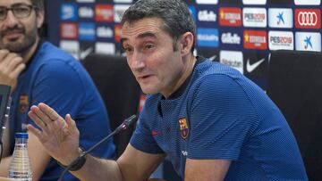 Valverde le pone nota a la prensa: "Estoy generoso hoy..."
