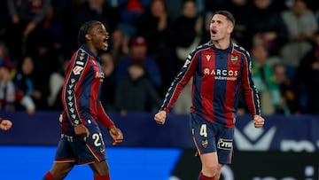 23/01/26 PARTIDP PRIMERA DIVISION JORNADA 21
LEVANTE - ELCHE
SEGUNDO GOL DELA DE LA FUENTE 2-1 ALEGRIA