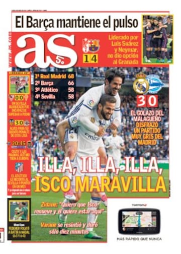 Las portadas de AS de abril