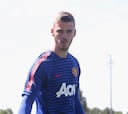 Van Gaal anunciará a las 19:45 si juega De Gea ante Barça