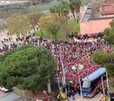 Tremendo recibimiento al Barça que tiene que hacer sentir orgulloso al Madrid