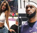 El guiño de Emily Ratajkowski a Lebron James tras verle jugar con los Lakers