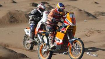 <b>OTRAS DUNAS. </b>El cambio de continente del Dakar podría hacer que Coma, Viladoms y compañía regresen en diciembre al desierto de Atacama en Chile, como en la imagen.