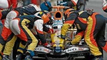 <b>TRABAJO. </b>Queda mucho por evolucionar para que el Renault sea competitivo, pero pueden lograrlo.