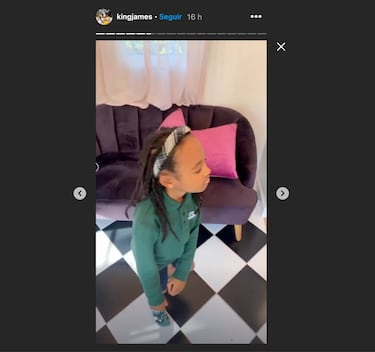 LeBron James regala a su hija una rplica de su casa para sus tardes de juego
