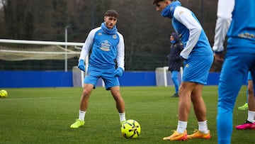 Altimira, fichaje invernal del Depor, podría estrenarse ante el Cádiz.
