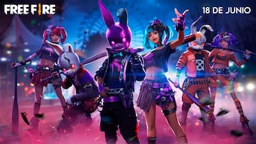 Códigos Free Fire de hoy 18 de junio de 2021; todas las recompensas gratis