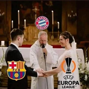 Los memes de las eliminaciones del Barça y Atleti en Champions