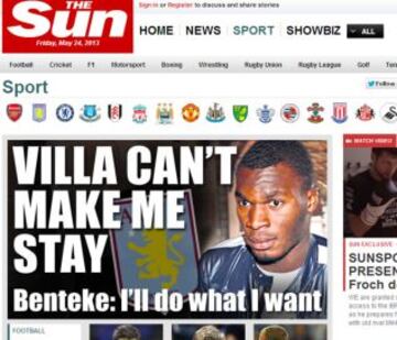 Portadas de la prensa extranjera