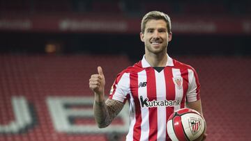 Iñigo, en su presentación en Bilbao