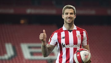 Iñigo, en su presentación en Bilbao