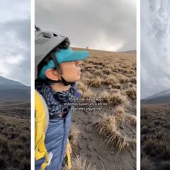 Viral: Alpinista graba tremor del volcán Popocatépetl a 1km de distancia