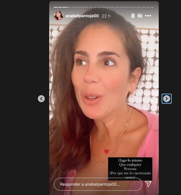 Anabel Pantoja estalla en redes contra los que le acusan de alcohólica