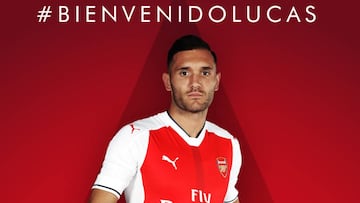 Oficial: Lucas P¨¦rez ya es nuevo jugador del Arsenal